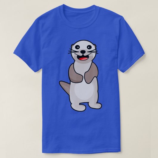 T-shirt Douce loutre mignonne (Design devant)