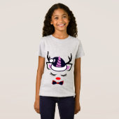 T-Shirt Douce visage de licorne (Devant entier)