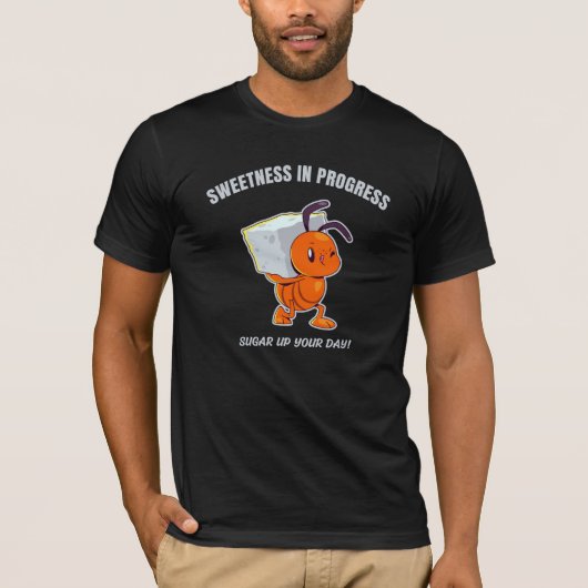 T-shirt Douceur en Progrès - Jolie Fourmi Transportant du (Devant)