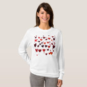 T-shirt Douche coeur 2 (Devant entier)