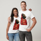 T-shirt Doudoune Gorilla Rock And Roll (Unisexe)
