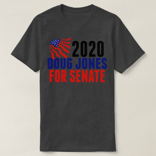 T-shirt Doug Jones pour le Sénat (Design devant)