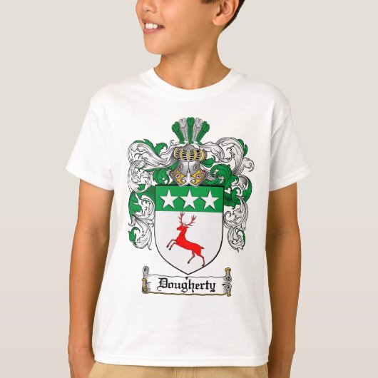 T-SHIRT DOUGHERTY FAMILLE CREST - DOUGHERTY COAT OF ARMS (Devant)