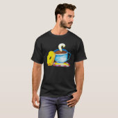 T-shirt Doughnut and a Coffee Hand Drawn (Devant entier)