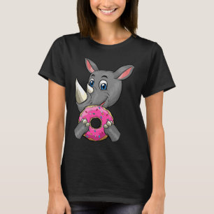 T-shirt Doughnut Cute Giant Rhino Mania Unique