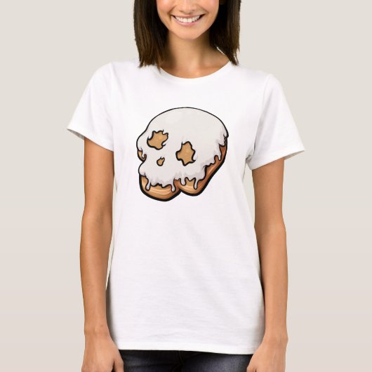 T-shirt Doughnut de crâne doux et mortel (Devant)