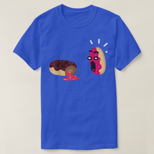 T-shirt Doughnut Funny (Design devant)