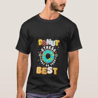 T-shirt Doughnut pour femmes   Fils Fille Garçons Filles N