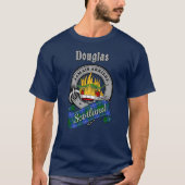 T-shirt Douglas Clan Badge & Tartan (Devant)
