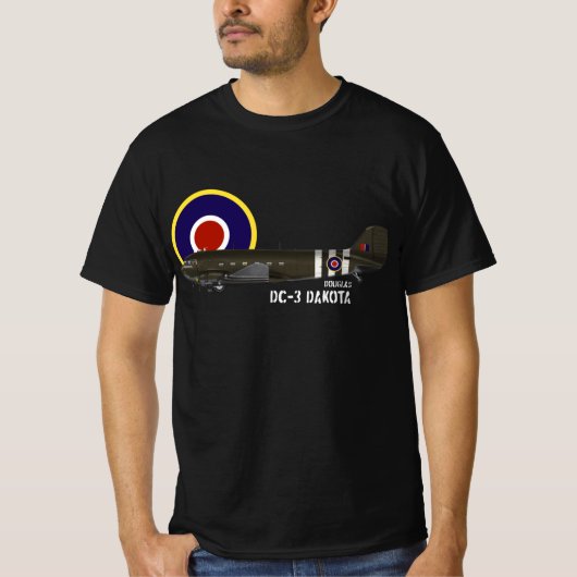 T-shirt Douglas DC-3 Dakota (Devant)