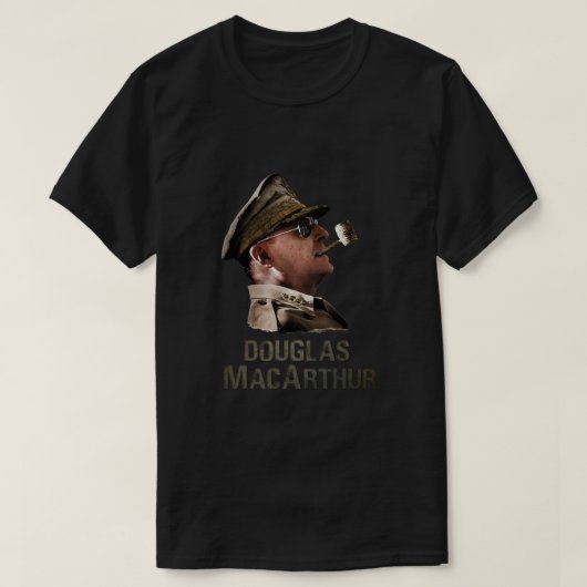T-shirt Douglas MacArthur, 1944 Cadeau d'art coloré Hallow (Design devant)