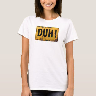 T-shirt DOUH ! - Drôle Danger Métal Attention Symbole