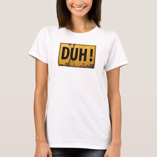 T-shirt DOUH ! - Drôle Danger Métal Attention Symbole (Devant)