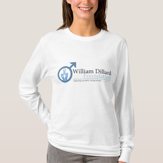 T-shirt Douille adaptée des femmes de WDF la longue (Devant)