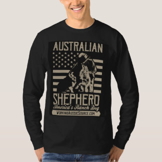 T-shirt Douille australienne des Etats-Unis des hommes