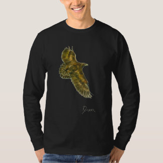 T-shirt Douille de base d'or d'Eagle longue
