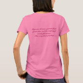 T-shirt Douille de camp de cerfs communs de dames longue (Dos)