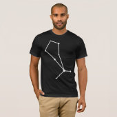 T-shirt Douille de constellation de Bootes longue (Devant entier)