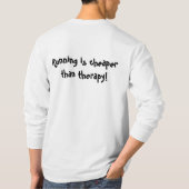 T-shirt Douille de coton d'imbéciles longue (Dos)