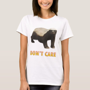 T-shirt Douille de dames de dames de blaireau de miel