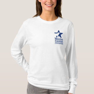 T-shirt Douille de dames de pawprints d'EPW longue