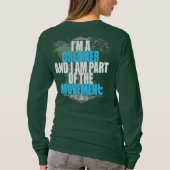 T-shirt Douille de dames de YoungQ longue (Dos)