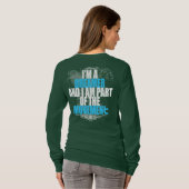 T-shirt Douille de dames de YoungQ longue (Dos entier)