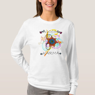 T-shirt Douille de Hoody de bons de karma remous de
