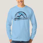 T-shirt Douille de logo avant et arrière de HSEC longue (Devant)