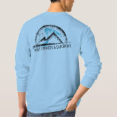 T-shirt Douille de logo avant et arrière de HSEC longue (Dos)