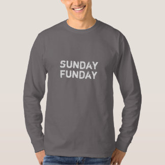 T-shirt Douille d'équipage de dimanche Funday longue
