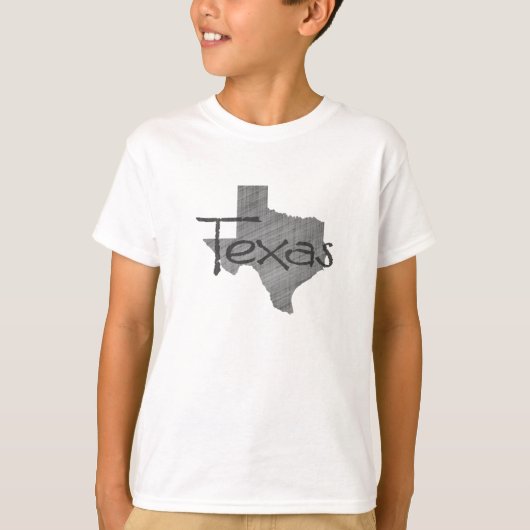 T-shirt Douille des enfants du Texas la longue (Devant)