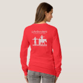 T-shirt Douille des femmes de LifeStriders la longue (Dos entier)