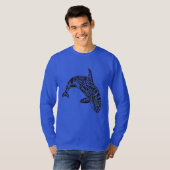 T-shirt Douille d'orque de totem longue (Devant entier)