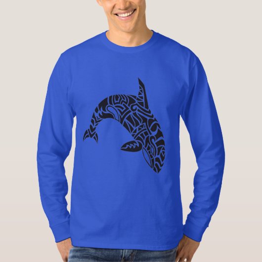 T-shirt Douille d'orque de totem longue (Devant)