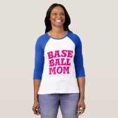 T-shirt Douille personnalisée Jersey de la maman 3/4 du (Devant entier)