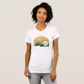 T-shirt douille W-courte (Devant entier)