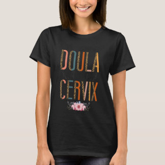 T-shirt Doula Birth Worker Pun Leopard Cheetah Awesome Dou