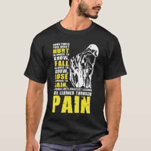 T-shirt Douleur - Leçons les plus grandes - Exercice de gy
