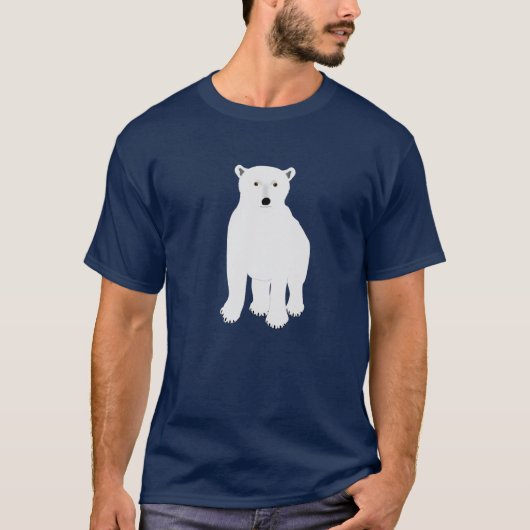 T-shirt d'ours blanc (Devant)