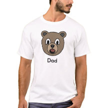 T-shirt d'ours de papa