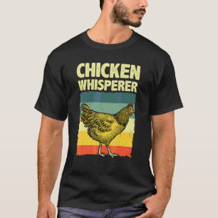 T-shirt Doux Chuchoteur de Poulets Pour Hommes Femmes Élev