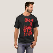 T-shirt Doux comme du miel, Lit comme un arbre (Devant entier)