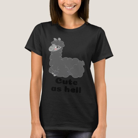 T-shirt Doux comme l'enfer (Devant)