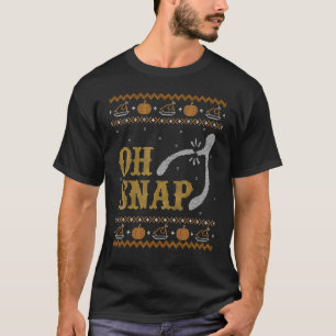 T-shirt Doux de Thanksgiving laid Oh Snap Wish