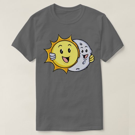 T-shirt Doux et lune (Design devant)