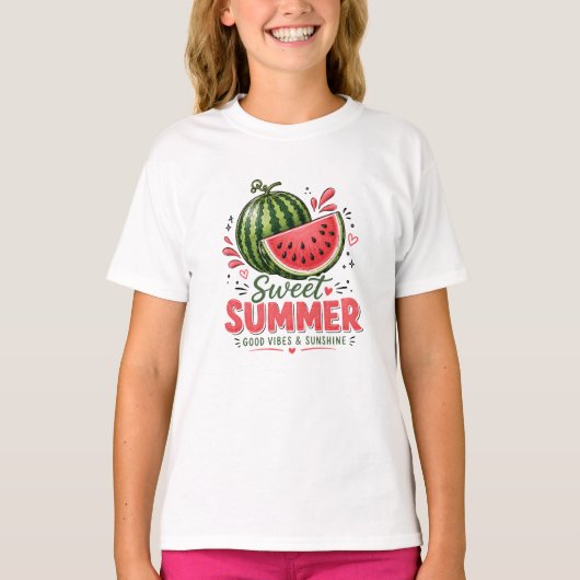 T-shirt Doux Été (Devant)