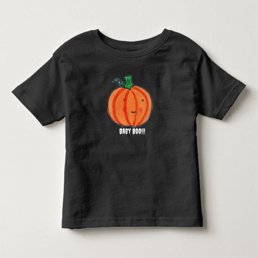 T-shirt doux Halloween pour bébé en bas âge (Devant)