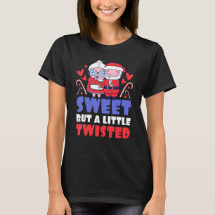 T-shirt Doux Mais Peu Tordu Avec Un Père Noël Pour Xm