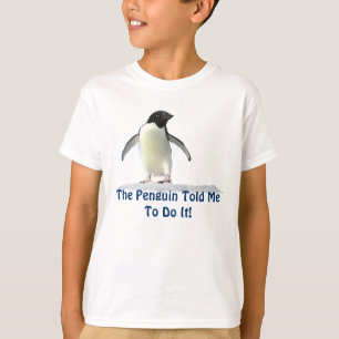 T-shirt Doux mignon Pingouin Enfants !